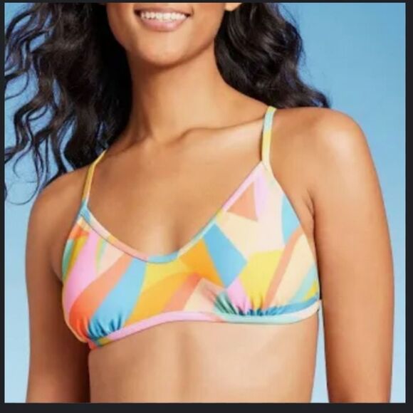 Wild Fable Multicolor Bikini Top - Picture 2 of 9